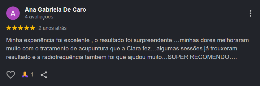 Depoimento de Ana Gabriela De Caro