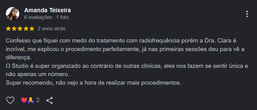 Depoimento de Amanda Teixeira